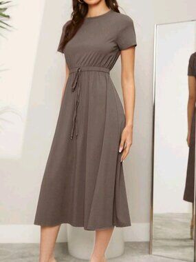 Simple Midi Dress S